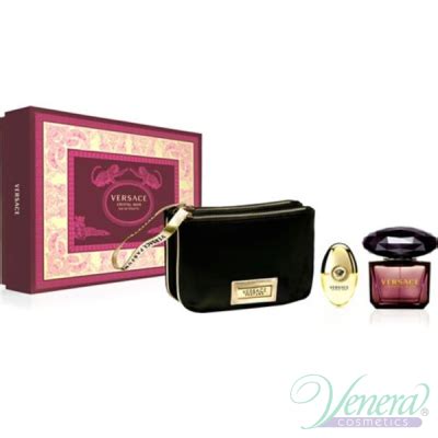 versace crystal noir with bag
